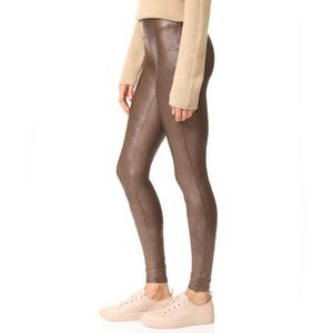 Spanx faux leather leggings. Brown. Size small. Perfect condition.